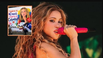 Un mural en Chocó rinde homenaje a Shakira por su apoyo a la comunidad tras terremoto: “Gracias por ayudarnos”