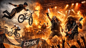 Amantes de la adrenalina preparense para un evento extremo con BMX freestyle y concierto de heavy metal gratis en la CDMX
