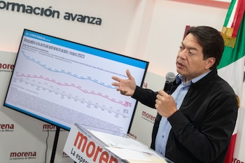 El dirigente de Morena habló