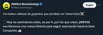 Atlético Bucaramanga calentó la previa