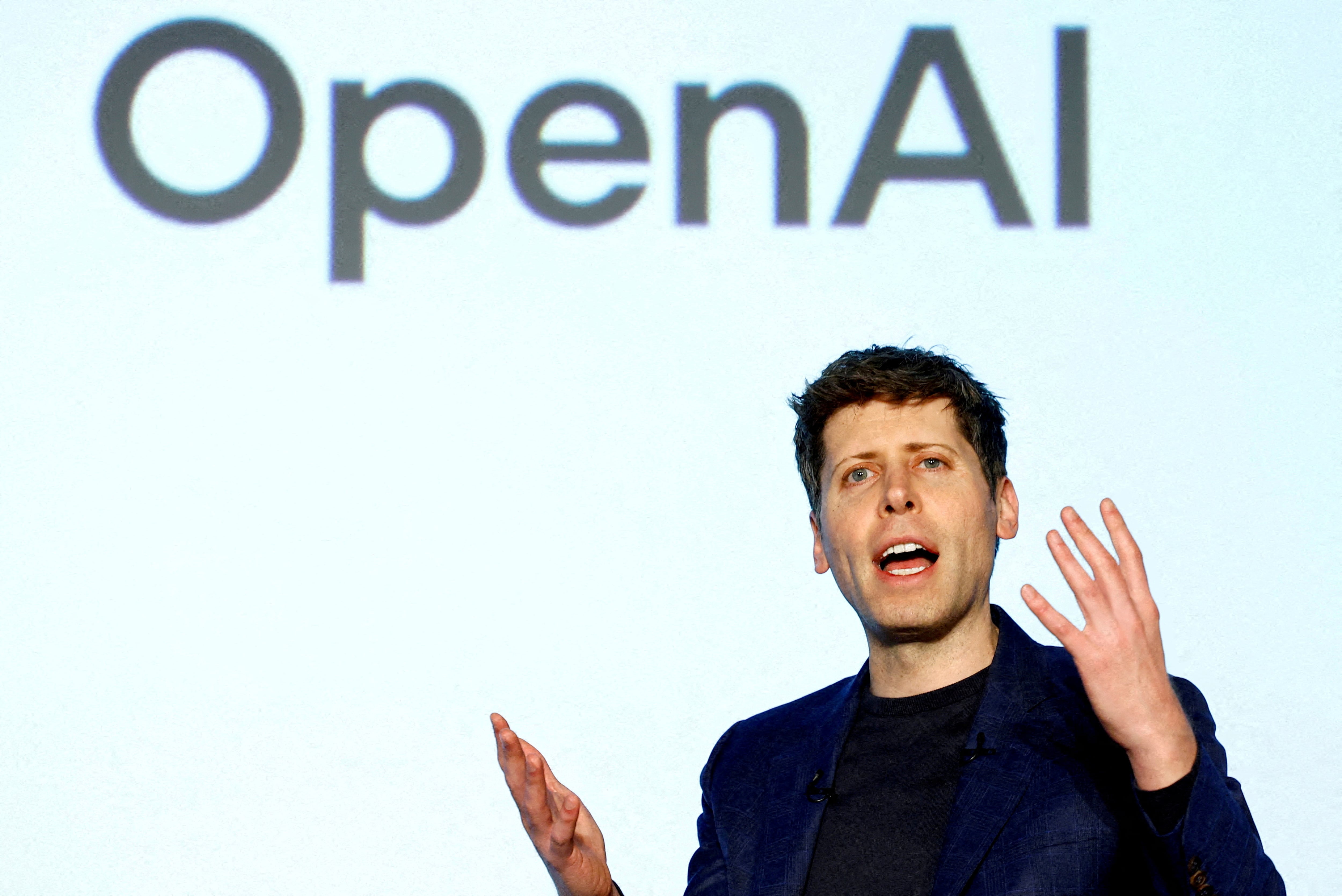 Sam Altman, CEO de OpenAI en un evento en Tokio en febrero de 2025 8Reuters)