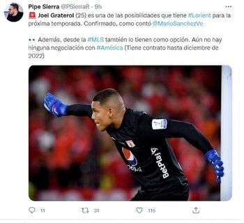 El venezolano jugaría en la