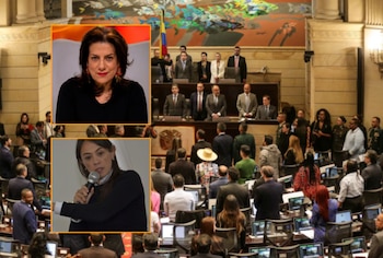 La ministra Alexandra Falla Zerrate y la gerente Ángela María Mora Soto serán citadas a un debate de control político por la presunta vulneración de derechos como consecuencia de la suspensión de la programación en emisoras de paz - crédito Prensa de Abelardo de la Espriella, Antv y Colprensa