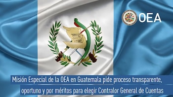 La misión de la OEA observa el arranque de la elección del contralor en Guatemala y pide respeto de los plazos