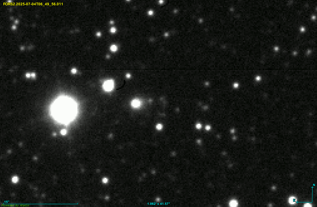 El cometa 3I/ATLAS viaja a 210 mil kilómetros por hora, una velocidad típica de los objetos interestelares que cruzan el sistema solar (Wikimedia Commons)