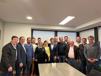 Facundo Manes recibió a dirigentes,