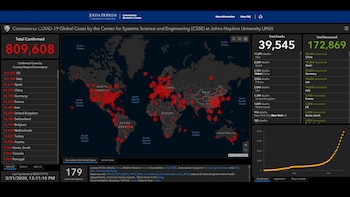 La captura del mapa interactivo