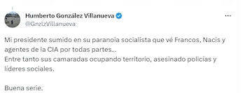 Trino de usuario que critica