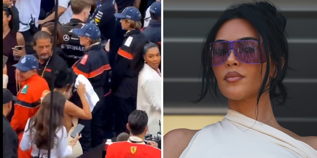 El gesto de Kim Kardashian en el GP de Mónaco que generó indignación entre los fanáticos de Fórmula 1