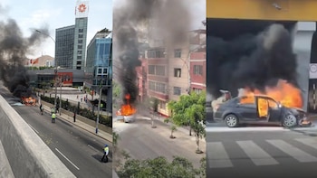 Múltiples incendios vehiculares alarman Lima