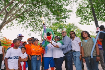 Recorrido de la antorcha de los Juegos Centroamericanos y del Caribe