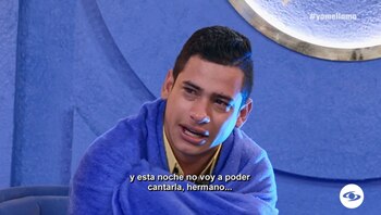 El artista se derrumbó antes