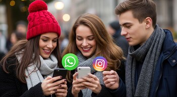 Saludar afectivamente a los amigos