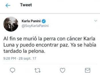 El supuesto tweet que Panini