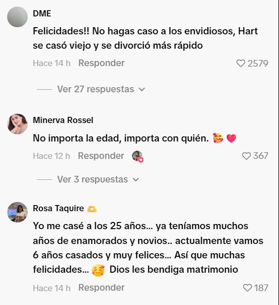 Mica Bebin, hija de Anna Carina Copello, responde a críticas por comprometerse a los 23 años