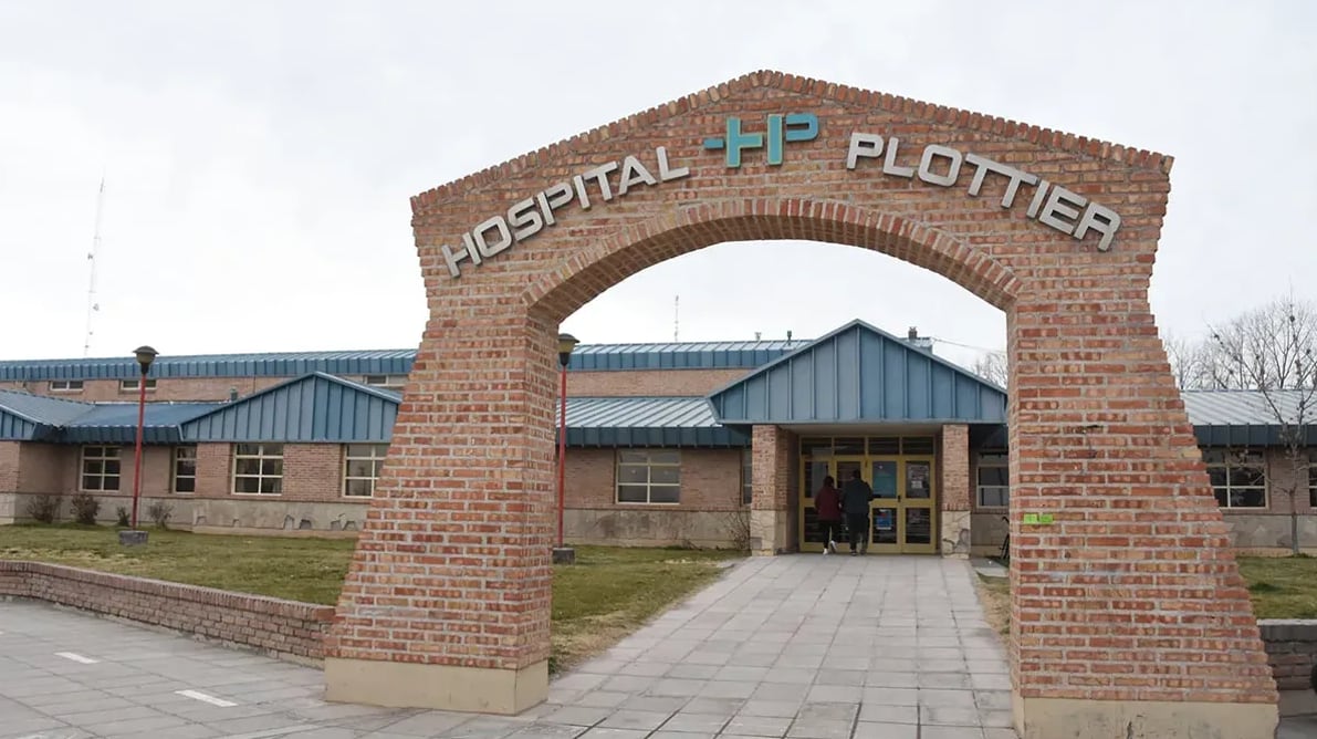 Antes de quedar alojado en sede policial, el detenido fue llevado al Hospital de Plottier para una revisión médica