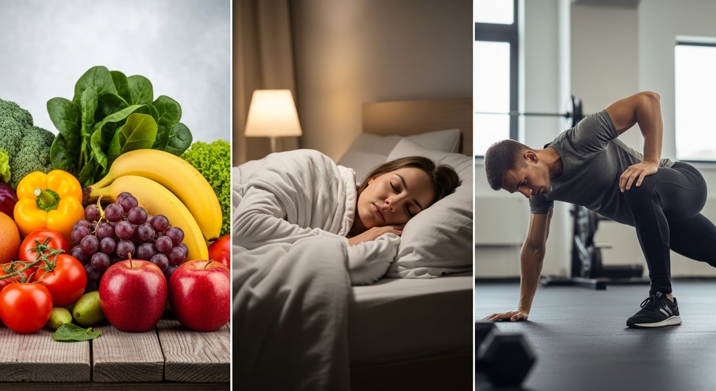 Mantener una alimentación equilibrada contribuye a lograr un sueño nocturno restaurador y duradero (Imagen Ilustrativa Infobae)