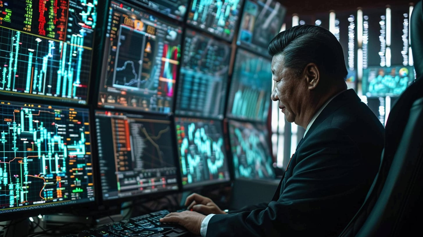 Xi Jinping está preocupado por las inversiones extranjeras en la IA (Visuales IA/Infobae)