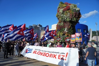 12/09/2026 Manifestación en Bilbao contra el "asedio" de EEUU a Cuba.
POLITICA ESPAÑA EUROPA PAÍS VASCO
H.BILBAO-EUROPA PRESS