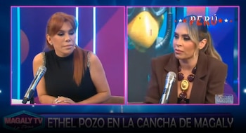 Ethel Pozo admite posible error con Janet Barboza tras fuerte reclamo de Magaly Medina. Captura: Magaly TV La Firme.