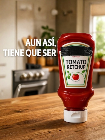 La respuesta de Heinz a la decisión de la FIFA de cubrir con cinta los envases en el Mundial 2026.