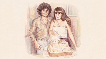 diego maradona claudia villafañe
