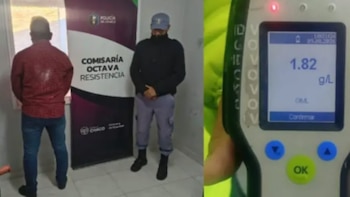 Llegó a una comisaría borracho, generó destrozos, quiso agredir a los policías y quedó detenido en Chaco