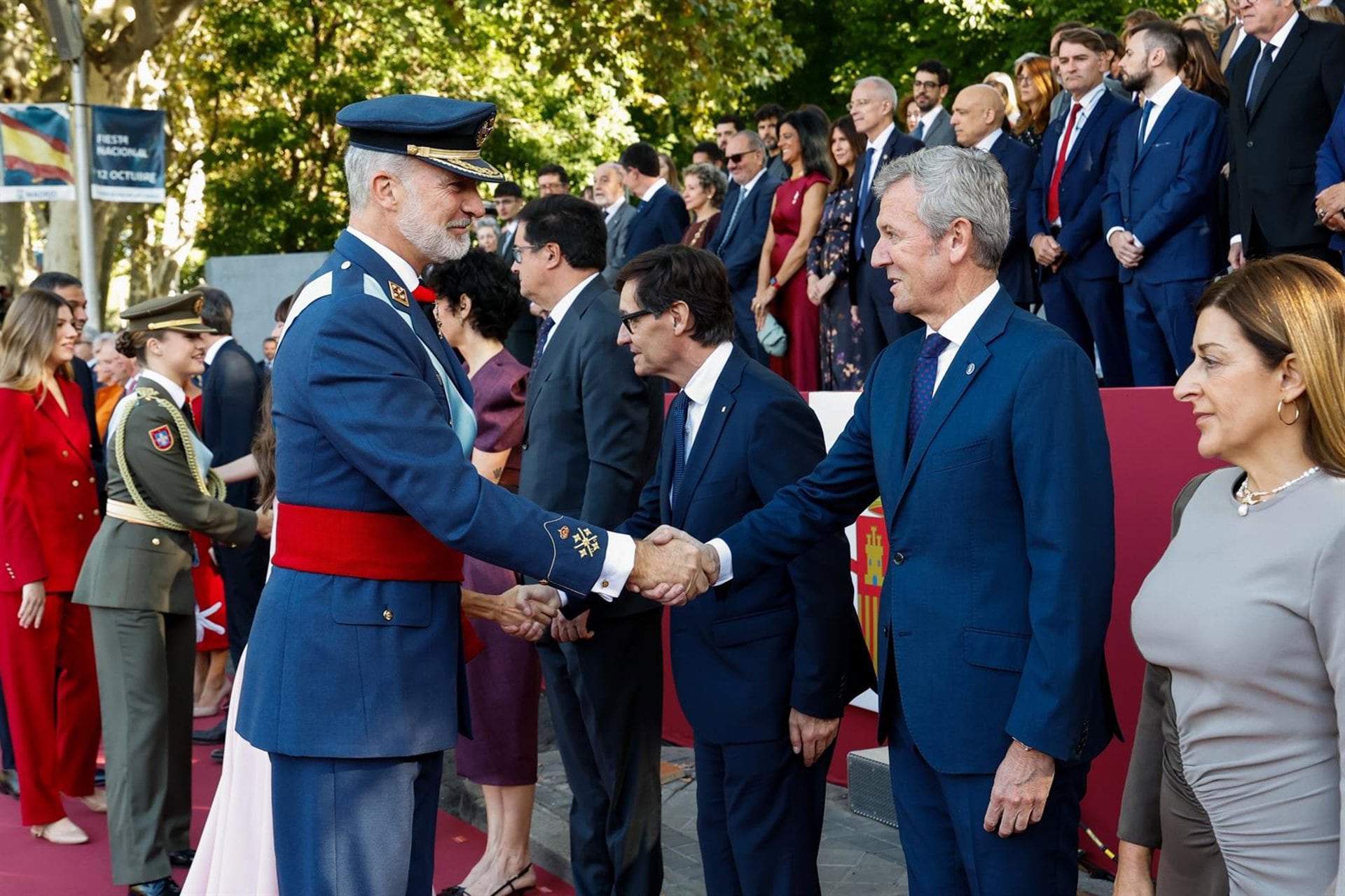 12/10/2026 El presidente de la Xunta, Alfonso Rueda, en los actos del Día de la Fiesta NacionalPOLITICA CASA REAL