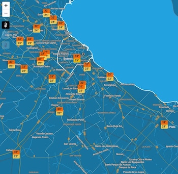 El SMN mantiene alerta naranja