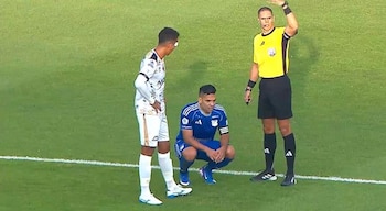 El momento en que Falcao