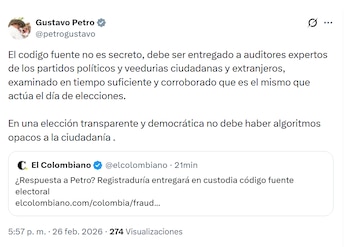 El presidente insistió en que