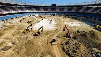 El estadio Metropolitano de Barranquilla