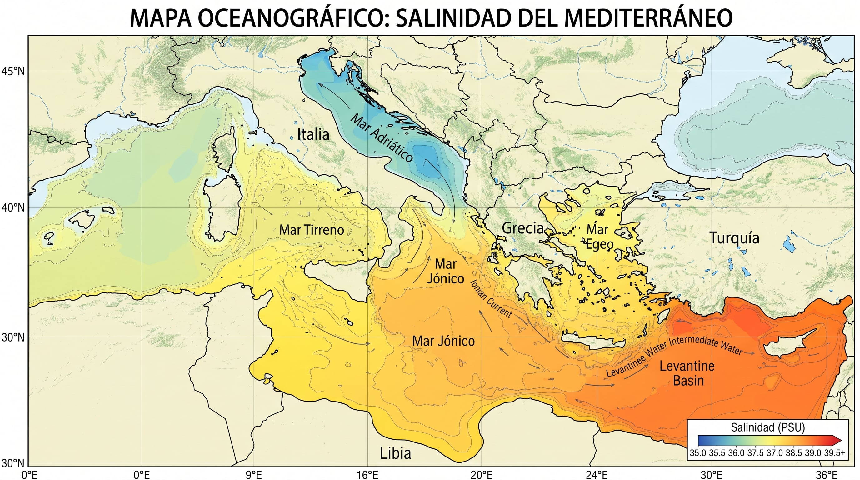 Un estudio con registros de 1950 a 2025 detectó que el calentamiento y la salinidad aumentan en casi toda la cuenca del Mediterráneo (Imagen Ilustrativa Infobae)