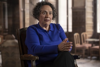 María Gertrudis Alcázar en la serie documental 'La última llamada'. (Movistar Plus+)