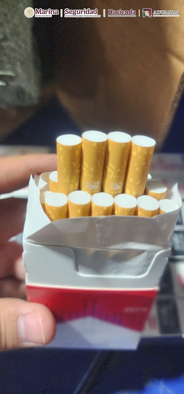 El cargamento de cigarros procedía de Bangkok, Tailandia, y estaba distribuido en 138 cajas. (Cortesía)