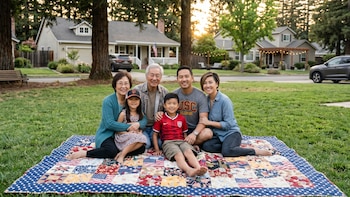 Apellidos asiáticos lideran la demografía: Retrato de una familia feliz - VisualesIA