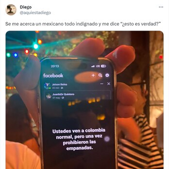 Meme generó indignación en turista