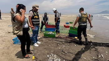 Embarcación intervenida durante el operativo