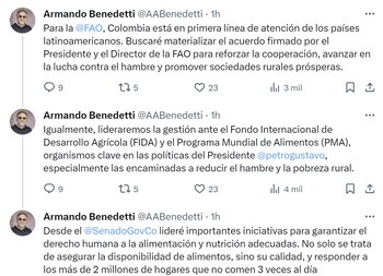 El embajador ante la FAO,