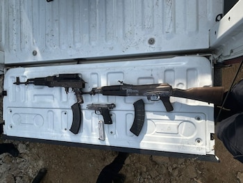 Las armas aseguradas
(SSEM)