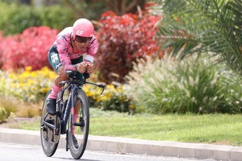 Foto de archivo del ciclista
