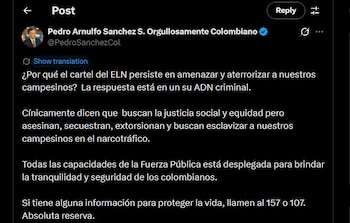 Ministro de Defensa también cuestionó