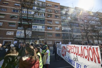 Manifestación del Sindicato de Inquilinas