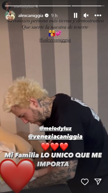 El posteo de Melody Luz