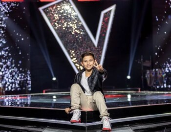 El pequeño Samuel Marín participó