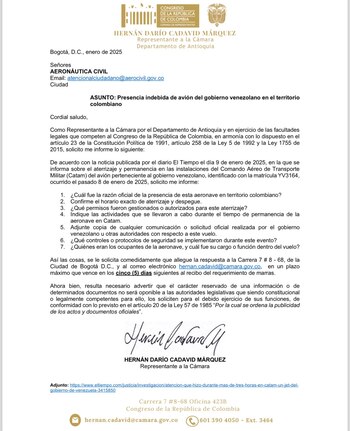 El representante a la Cámara