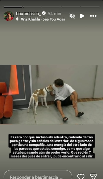 "De algún modo sentía una