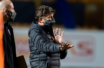 Hernán Cristante, entrenador de Diablos