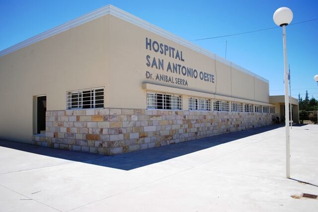 La víctima quedó internada en terapia intensiva en el hospital Aníbal Serra (Foto: Gobierno de Río Negro)