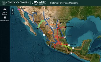Rutas de trenes de pasajeros